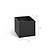 Bardwell Square Planter 30 cm Black