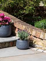 Bramdean Round Planter 23.5 cm Grey