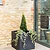 Bardwell Square Planter 55 cm Black