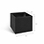 Bardwell Square Planter 55 cm Black