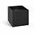Bardwell Square Planter 37 cm Black