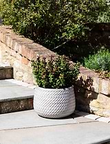Bramdean Round Planter 35 cm Brown