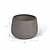 Bramdean Round Planter 50 cm Brown