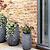 Bramdean Tall Planter 24 cm Grey