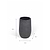 Bramdean Tall Planter 24 cm Grey