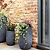 Bramdean Tall Planter 34 cm Grey