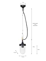 Harbour Outdoor Pendant Carbon