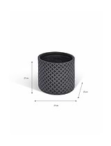 Holbeton Round Planter 27 cm Grey