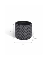 Holbeton Round Planter 34 cm Grey