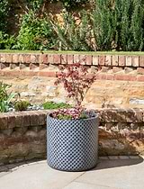Holbeton Round Planter 50 cm Grey
