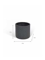 Holbeton Round Planter 27 cm Antique Green