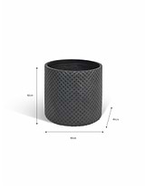 Holbeton Round Planter 50 cm Antique Green