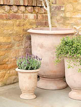 Ubley Planter 29 cm Terracotta
