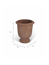 Ubley Planter 45 cm Terracotta