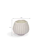 Osmington Pot 18cm White