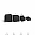 Bardwell Square Planters Set of 4 Black