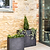 Bardwell Rectangular Planters Set of 2 Black