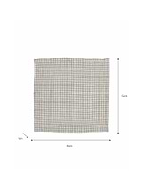 Oaksey Checked Napkin Set of 4 Natural