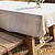 Oaksey Checked Tablecloth 140x230cm Natural