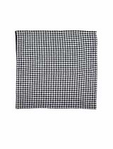Oaksey Checked Napkins Set of 4 Ink