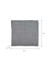 Oaksey Checked Napkins Set of 4 Ink