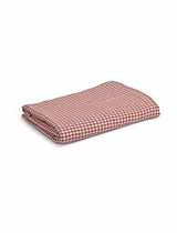 Oaksey Checked Tablecloth 160x320cm  Rust