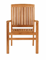 Henley Teak Stacking Armchair