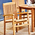 Henley Teak Stacking Armchair