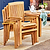 Henley Teak Stacking Armchair