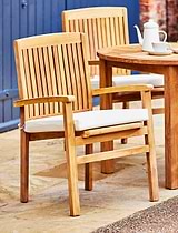 Henley Teak Stacking Armchair
