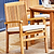 Henley Teak Stacking Armchair