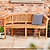 Crummock Teak Bench 3 Seater 160cm