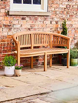 Crummock Teak Bench 3 Seater 160cm