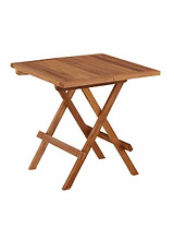 Calcot Teak Square Folding Table 50cm x 50cm