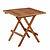 Calcot Teak Square Folding Table 50cm x 50cm