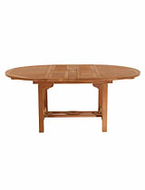 Avon Teak Oval Extending Dining Table 130-180cm