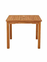 Marbrook Teak Square Dining Table | Natural