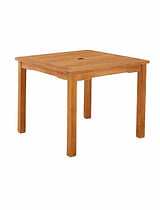Marbrook Teak Square Dining Table | Natural