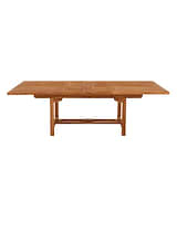 Arrow Teak Rectangular Extending Dining Table 180-240cm 