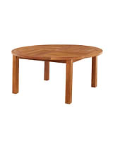 Churn Teak Round Deep Table 160cm