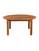 Churn Teak Round Deep Table 160cm
