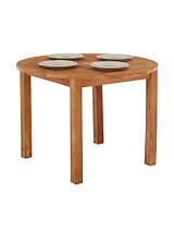 Churn Teak Round Table 4 Seater 90cm