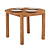 Churn Teak Round Table 4 Seater 90cm