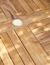 Churn Teak Round Table 90cm