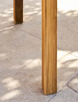 Churn Teak Round Table 90cm