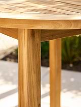 Churn Teak Round Table 90cm