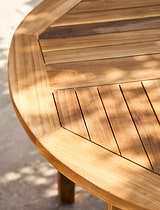 Churn Teak Round Table 90cm