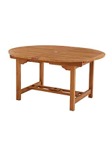 Avon Teak Oval Extending Dining Table 150-210cm