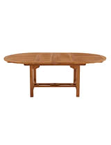 Avon Teak Oval Extending Dining Table 150-210cm
