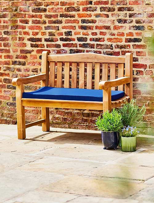Bench Cushion 120cm Blue